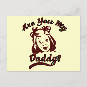 Bist du mein Daddy-Kindesunterstützer Postkarte