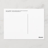 Bist du mein Friseur? Postkarte (Rückseite)