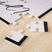 Bist du meine Bridesmaid? Trendy Script Foto Puzzle (Seite)