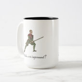 Bist du nicht beeindruckt? Coffee Zweifarbige Tasse (Vorderseite Links)