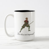 Bist du nicht beeindruckt? Coffee Zweifarbige Tasse (Links)