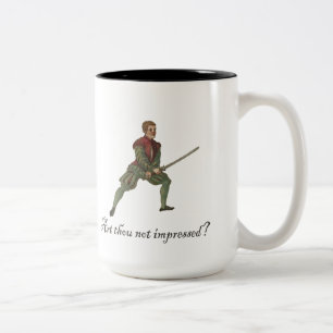 Bist du nicht beeindruckt? Coffee Zweifarbige Tasse
