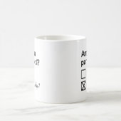 Bist du paranoid? kaffeetasse (Mittel)