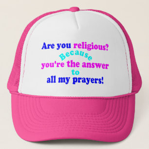 😁 ✔ Bist du religiös? Denn.. Funny Lieferwagen li Truckerkappe