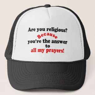 😁 ✔ Bist du religiös? Denn.. Funny Lieferwagen li Truckerkappe