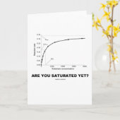 Bist du schon gesättigt? (Chemie-Spaß) Karte (Gelbe Blume)