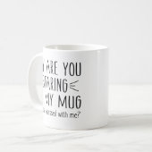 Bist du von mir besessen? kaffeetasse (Vorderseite Links)