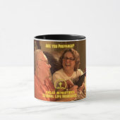 Bist du vorbereitet?Tasse Tasse (Zentrum)