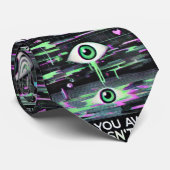 👔 "Bist du wach?" Weirdcore-👔 Krawatte (Gerollt)