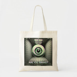👁️ "Bist du wach?" Weirdcore Tote 👁️ Tragetasche