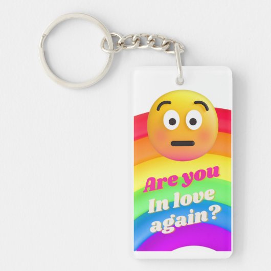 Bist du wieder in Liebe? Schlüsselanhänger (Vorderseite)