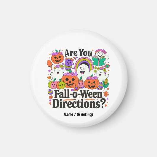 Bist du zu Halloween-Lehrerin? Magnet (Vorne)