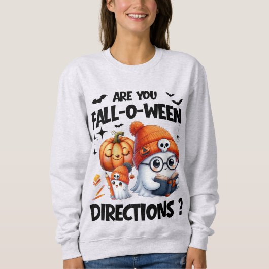 Bist du zu Halloween-Lehrerin? Sweatshirt (Vorderseite)
