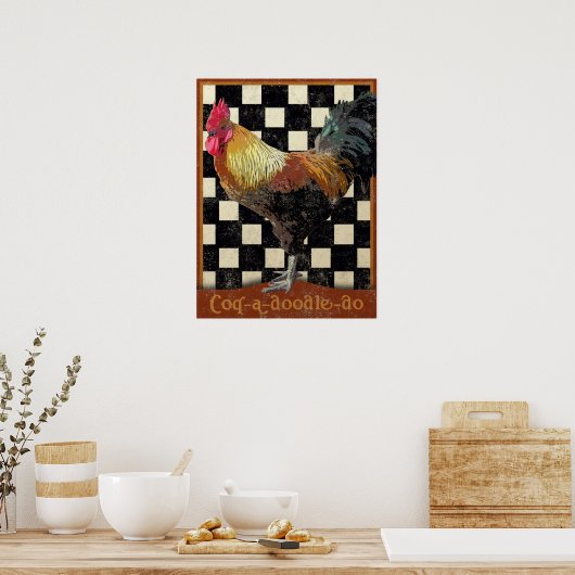 Bisto Rooster Poster (Küche)