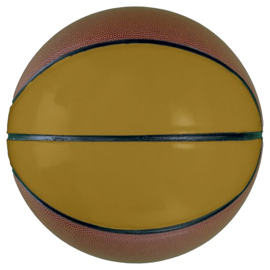 Bistre Brown (Vollfarbe) Basketball (Vorderseite)