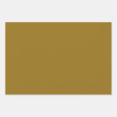 Bistre Brown (Vollfarbe) Geschenkpapier Set (Vorderseite 3)