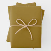 Bistre Brown (Vollfarbe) Geschenkpapier Set (Beispiel)