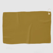 Bistre Brown (Vollfarbe) Golfhandtuch (Horizontal)