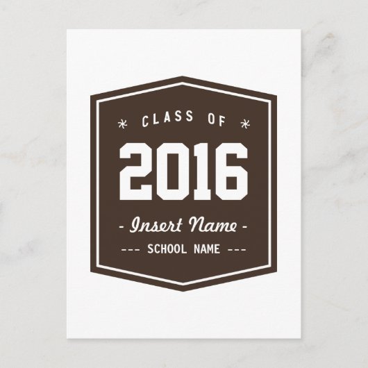 Bistre Retro-Klasse Postkarte (Vorderseite)