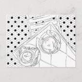 Bistro Bistro - Karte Schwarz/Weiß (Vorderseite)