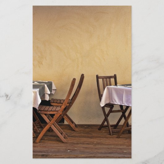 Bistro Briefpapier (Vorderseite)