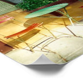 Bistro - Canvas Print Poster (Ecke)