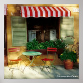 Bistro - Canvas Print Poster (Vorne)