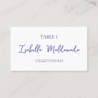Bistro Hochzeiten Platzkarten mit Abendauswahl