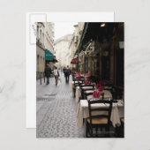 Bistro in Paris 2 Postkarte (Vorne/Hinten)