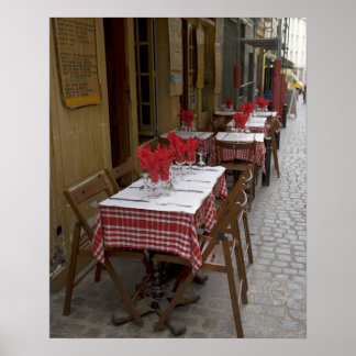 Bistro in Paris Poster