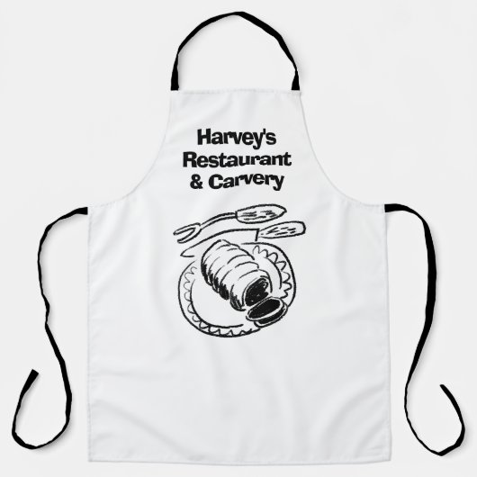 Bistro, Restaurant, Café oder Carvery Business. Ad Schürze (Vorderseite)