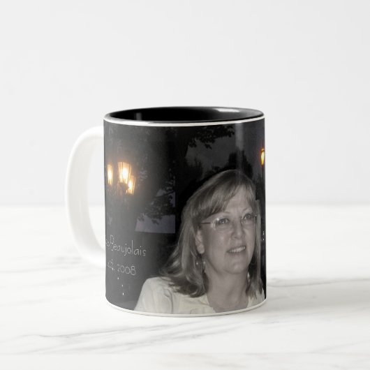 Bistro-Tasse Zweifarbige Tasse (Vorderseite Links)