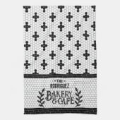 Bistro Tile Personalisierte Küche Handtuch (Vertikal)