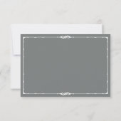 Bistro Wedding rsvp Karte (Rückseite)