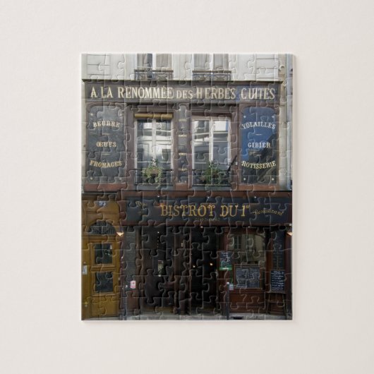 Bistrot Dui ~ Wein Bar ~ Restaurant ~ Paris Frankr Puzzle (Vertikal)