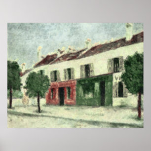 Bistrot in der Vorstadt Poster