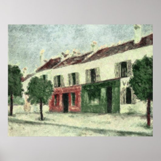 Bistrot in der Vorstadt Poster (Vorne)
