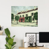 Bistrot in der Vorstadt Poster (Heimbüro)