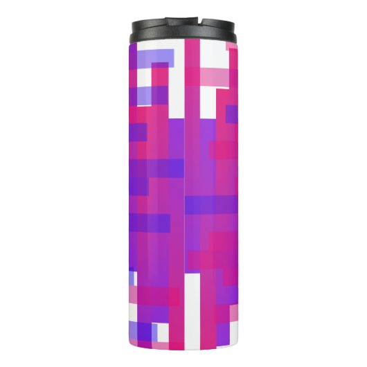 Bit Art Thermosbecher (Rückseite)