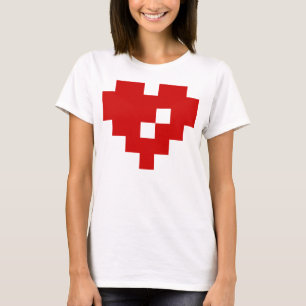 Bit-Liebe des Pixel-Herz-8 T-Shirt