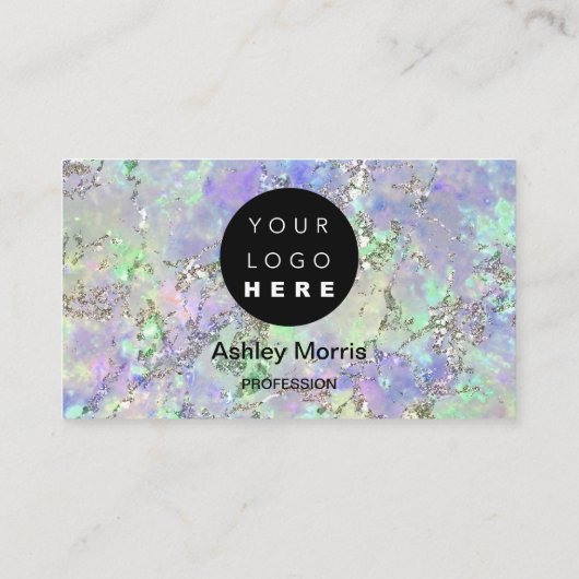 Bit Me QR Code Wir akzeptieren Bitcoin Logo Glitze Visitenkarte (Rückseite)