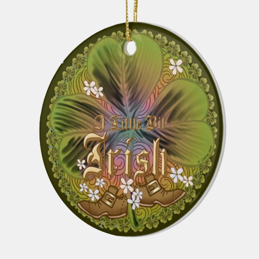 Bit O irisch Keramik Ornament (Links)