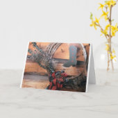 **BIT OF COUNTRY** CHRISTMAS GREETING KARTE (Gelbe Blume)