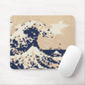 Bit-Pixel-Kunst des Pixel-Tsunami-8 Mousepad (Mit Mouse)