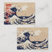 Bit-Pixel-Kunst des Pixel-Tsunami-8 Visitenkarte (Vorne/Hinten)