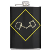 bit & stirrup flachmann (Vorderseite)