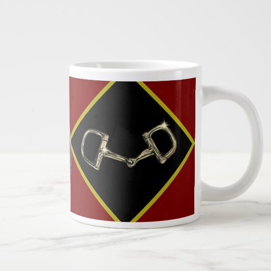 bit & stirrup Jumbo-Tasse (Rechts)