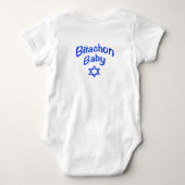 Bitachon Baby Blue Strampler (Rückseite)