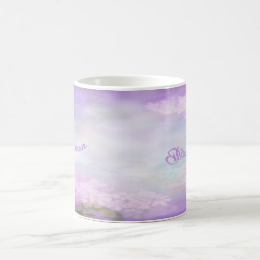 Bitachon Purple Flowers Tasse (Mittel)