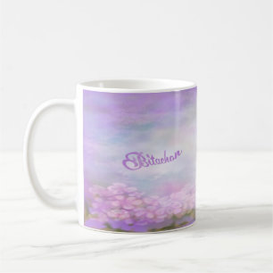 Bitachon Purple Flowers Tasse